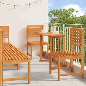 vidaXL Σετ Μπιστρό Κήπου 6 pcs Καφέ Μασίφ ξύλο ακακίας