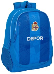 Σχολική Τσάντα R. C. Deportivo de La Coruña Μπλε 32 x 44 x 16 cm