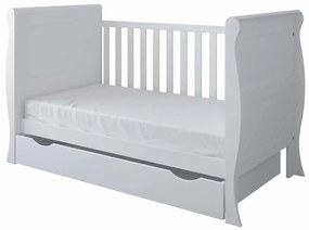 Βρεφικό προεφηβικό Κρεβάτι με Συρτάρι Elegant White  70x140cm  BC10014 BabyCute