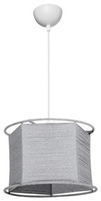 Ceiling light PWL-1185 Ε27 grey D30.5x75cm 30.5x30.5x75 εκ.