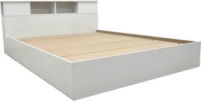 Κρεβάτι OLYMPUS pakoworld σε λευκή απόχρωση 160x200εκ