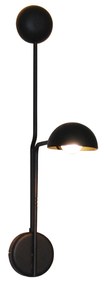 Φωτιστικό Τοίχου - Απλίκα HL-3533-2 Roy  BLACK WALL LAMP - 21W - 50W - 77-3861