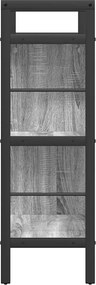 vidaXL Ράφι Βιβλίων 5 επιπέδων 75 x 30 x 91 εκ. Επεξεργασμένο Ξύλο