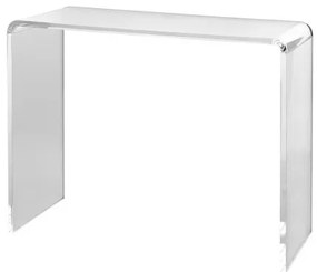 VEVOR Acrylic Console Table, Clear Acrylic End Table, Transparent Acrylic Side Table 37.95x15x29.13 inch, for Foyer, Living Room, Dining Room