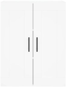 vidaXL Ντουλάπι Λευκό 69,5x34x180 εκ. από Επεξεργασμένο Ξύλο