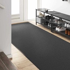 vidaXL Χαλάκι Εξώπορτας Ανθρακί και Μαύρο 120 x 400 cm 100% Πολυαμίδιο