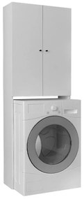 Έπιπλο πλυντηρίου Romme Megapap χρώμα λευκό 65x27,1x180εκ.-GP042-0254,1