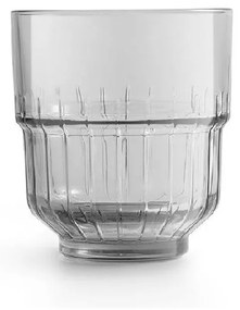 Ποτήρι Καφέ - Freddo Linq Rocks Xtratuff S2854VCP26K12 265ml Φ8,17x8,69cm Clear-Smoke Glass