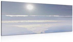 Εικόνα ήλιου πάνω από το βουνό - 100x50