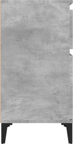 vidaXL Κομοδίνο Γκρι Σκυροδέματος 40x35x70 εκ.