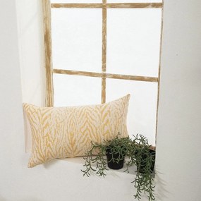 Μαξιλάρι Διακοσμητικό (Με Γέμιση) Vicenza 14 Yellow Teoran 30X50 Cotton-Polyester