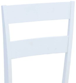 Καρέκλα York pakoworld σε λευκή-φυσική απόχρωση 39.5x47.5x89εκ