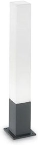 Κολωνάκι Κήπου-Εξωτερικού Χώρου EDO OUTDOOR PT1 SQUARE Ideal Lux-135762-Ανθρακί 135762