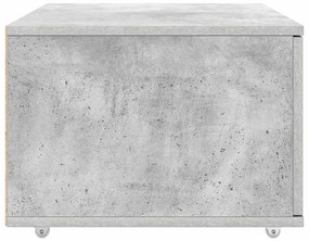 vidaXL Ντουλάπι με Συρτάρια Γκρι 55 x 45 x 33.5 εκ Επεξεργασμένο ξύλο