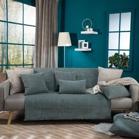 Ριχτάρι Solid 309 Petrol Teoran Armchair 180x150cm Cotton-Polyester