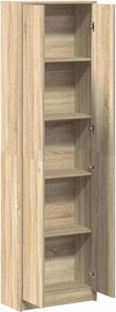 vidaXL Ντουλάπι Δρύς Sonoma 55 x 25 x 189 εκ. Επεξεργασμένο Ξύλο
