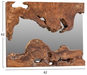 ΚΑΘΡΕΠΤΗΣ HM9361 ΑΠΟ ΜΑΣΙΦ ΞΥΛΟ ΤΙΚ ΦΥΣΙΚΟ 62X62X5ΕΚ. - HM9361