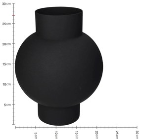 Βάζο ArteLibre Μαύρο Μέταλλο 20x20x27cm