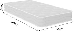 Στρώμα Cotton Baby Chic Strom διπλής όψης 14cm 70x140εκ