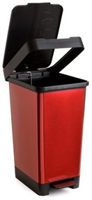 Κάδος Απορριμάτων Smart Steel Red 25L 26x36x47 - Tatay