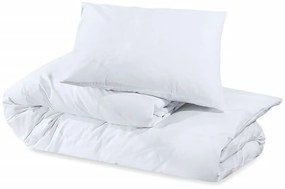 vidaXL Σετ Παπλωματοθήκης Λευκό 200x220 εκ. Βαμβακερό