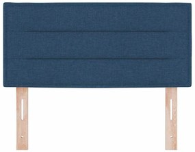 vidaXL LED κεφαλάρι με φώτα λωρίδας LED Επιτοίχιο Μπλε 90 cm ύφασμα