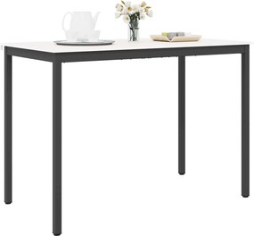 vidaXL Τραπέζι μπαρ Λευκό 150 x 80 x 105 εκ. Στερεά ξυλεία πεύκου