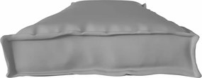 vidaXL Σετ Μαξιλαριών Πάγου 2 pcs Γκρι 180 x 40 x 8 εκ.