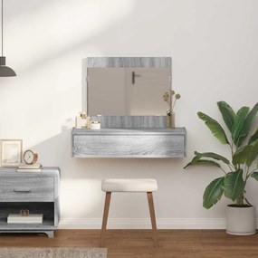 vidaXL Τραπέζι περιποίησης Γκρι 83 x 40 x 70 εκ Επεξεργασμένο ξύλο