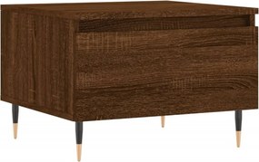 vidaXL Τραπεζάκια Σαλονιού 2 τεμ. Καφέ Δρυς 50x46x35 εκ. Επεξ. Ξύλο
