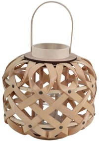 Φανάρι 834402 30x30x29,5cm Natural Ankor Wood