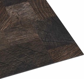 vidaXL Πλάκες Δαπέδου 55 pcs Καφέ 5,11 m² PVC