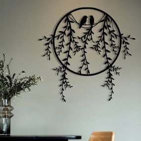 Decorative Metal Wall Accessory Sirayet Black