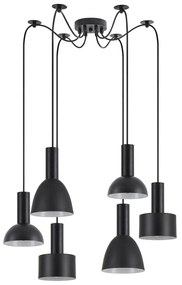Φωτιστικό Οροφής Πολύφωτο Homelighting 77-8913 Flex Black