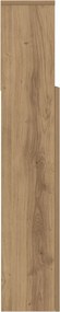 vidaXL Κρεβάτι με Κεφαλάρι Artisan Oak Επεξεργασμένο ξύλο
