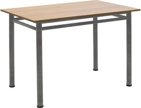 Τραπέζι "DINNER" σε δρυς/γκρι χρώμα 100x60x77