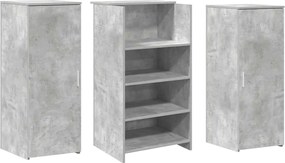 vidaXL Γραφείο υποδοχής 135x50x103,5 εκ. Επεξεργασμένο Ξύλο
