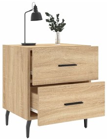 vidaXL Κομοδίνο Sonoma Δρυς 40 x 35 x 47,5 εκ. από Επεξεργασμένο Ξύλο
