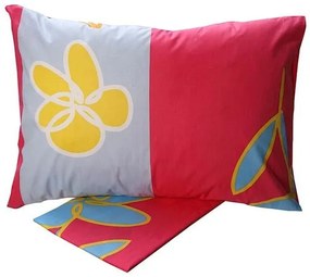 Σετ Σεντόνια Cotton Feelings εμπριμέ 129 Pink Μονό (160x260)