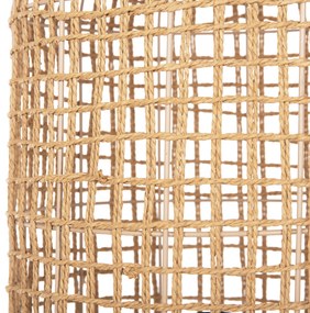Φωτιστικό Δαπέδου Μέταλλο-Paper Rope Σε Καφέ-2 Λάμπες Φ30x134Υεκ.