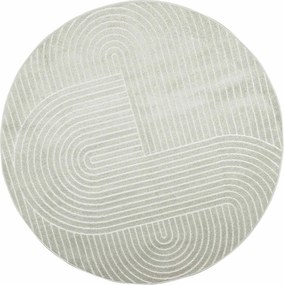 vidaXL Χαλιά χώρου Γύρος PALMERAS Πράσινο Ø 160 CM Πολυεστέρας