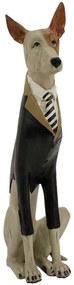 Διακοσμητικός Σκύλος Harley 023478 16x12x33cm Multi Πολυρεσίνη
