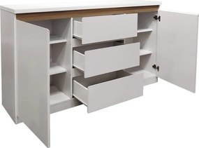 Μπουφές Chiemo pakoworld λευκό 160x40x93.6εκ