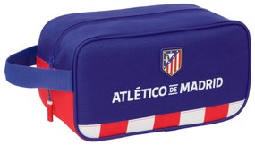 Θήκη Παπουτσιών Ταξιδιού Atlético Madrid Μπλε Λευκό Κόκκινο 29 x 15 x 14 cm