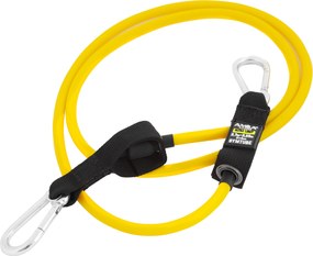 Amila Λάστιχο Gymtube Με Clip 140Cm Ultra Light Κίτρινο (88160)