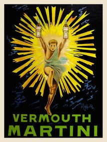 Αναπαραγωγή Vermouth Martini (Vintage Bar Ad) - Leonetto Cappiello, (30 x 40 cm)