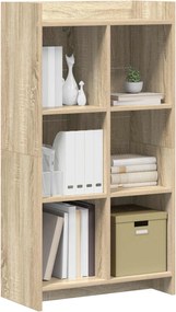 vidaXL Βιβλιοθήκη Sonoma Δρυς 59 x 30 x 111 εκ Επεξεργασμένο Ξύλο