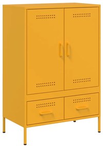 vidaXL Ντουλάπι Μουσταρδί 68x39x101,5 εκ. από Ατσάλι