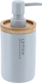 Dispenser Μπάνιου 280ml (Φ7.5x17) T-D Blue/Bamboo 62101112