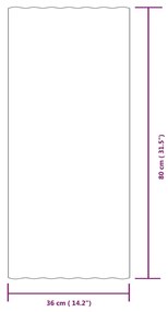 vidaXL Πάνελ Οροφής 12 τεμ. Καφέ 80x36 εκ. Γαλβανισμένος χάλυβας